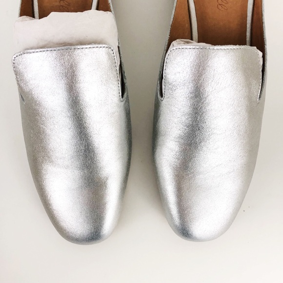 NWB Madewell The Willa Loafer Mule in Metallic 9.5 - Picture 7 of 8